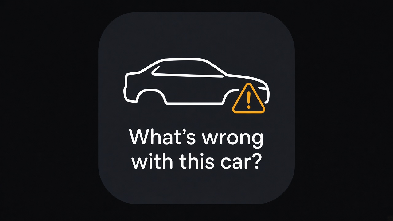 What's wrong with this car?